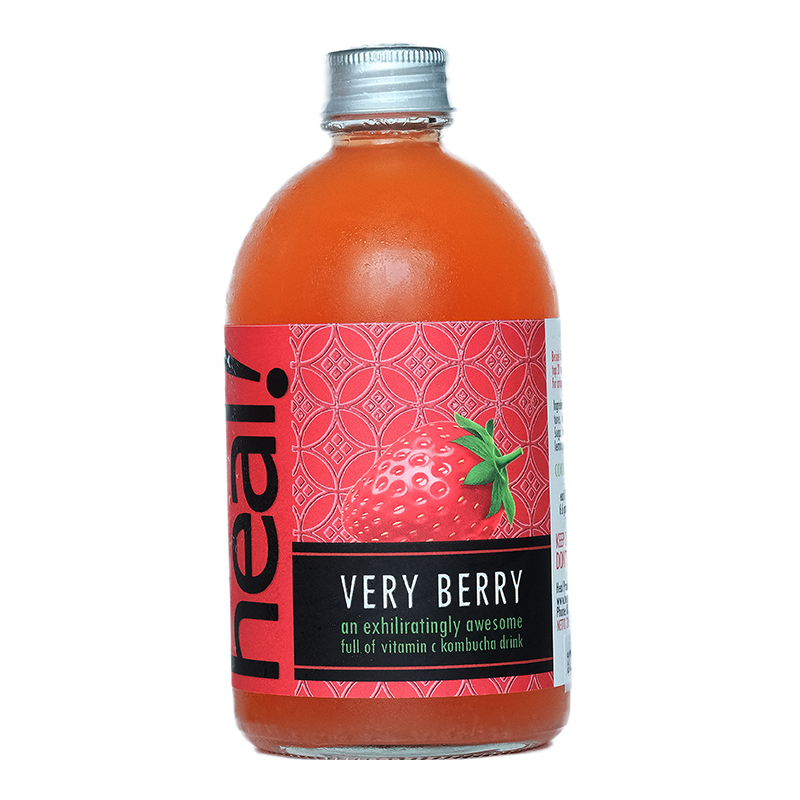 Very Berry Kombucha by Heal! Probiotics