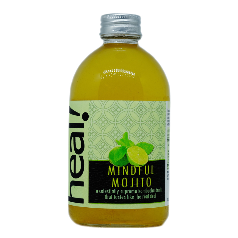 Mindful Mojito Kombucha by Heal! Probiotics